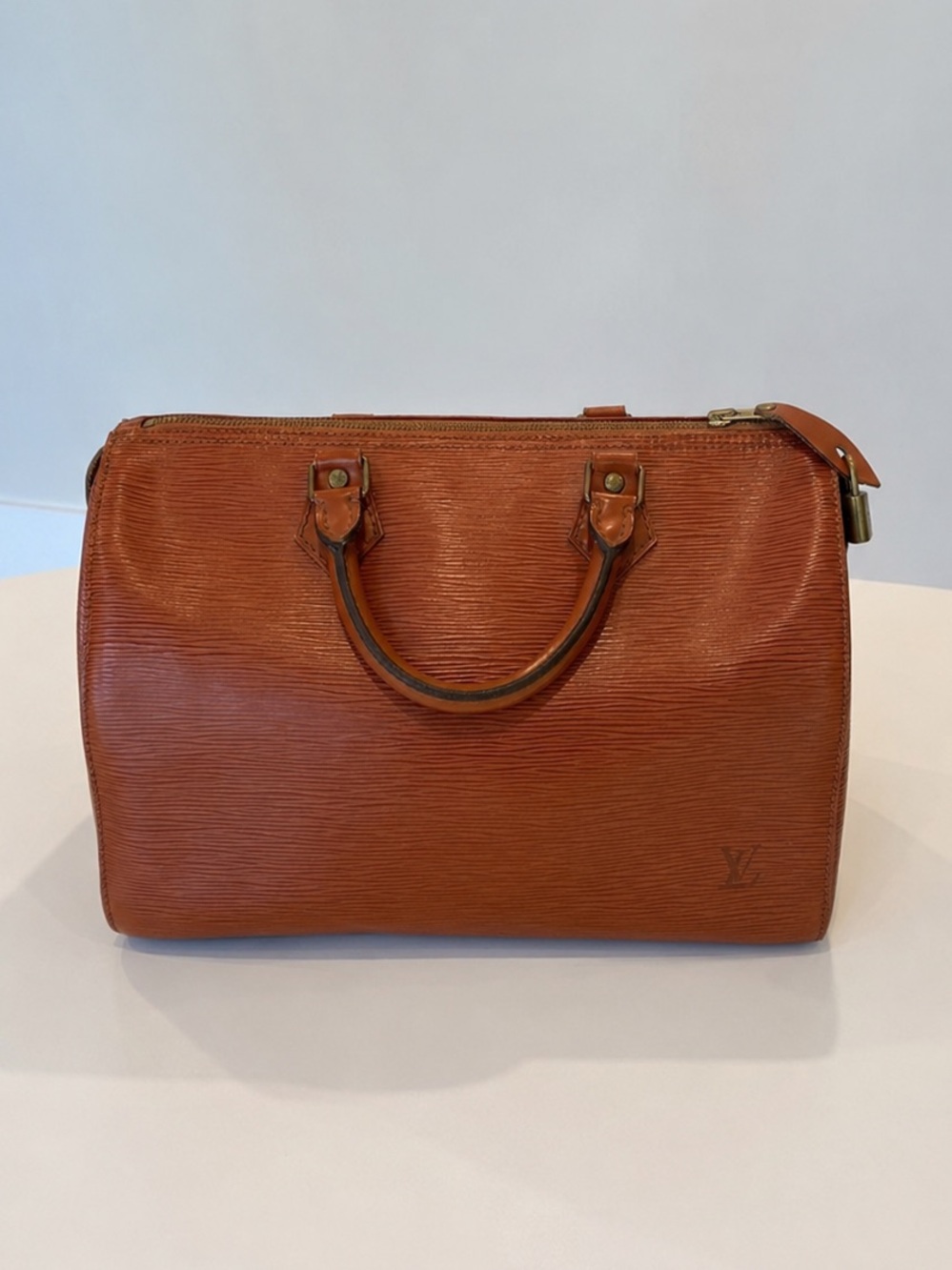 LOUIS VUITTON Speedy Epi Leather • Brown Cognac • RARE